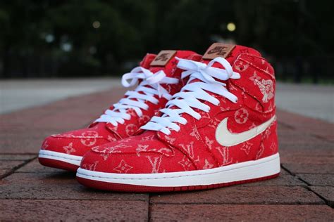 louis vuitton supreme sneakers red|Louis Vuitton nike dunks.